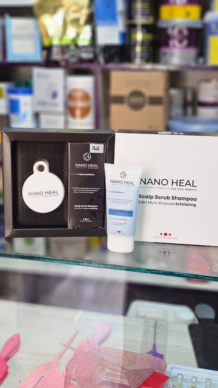 شامپو اسکراب کف سر 2 در 1 نانو هیل (70 میلی‌لیتر)